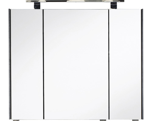 Spiegelschrank mit drei Türen und Beleuchtung