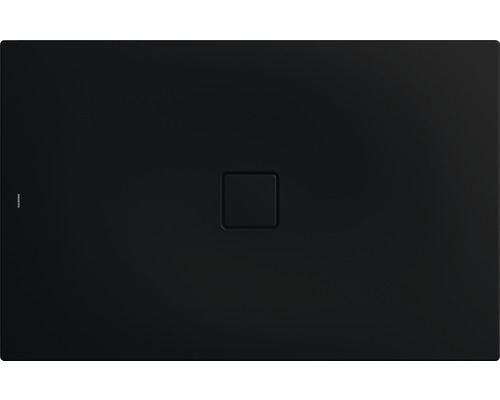 Extraflache Rechteck-Duschwanne Kaldewei Conoflat 100x180x3,2 cm schwarz matt mit Antirutschbeschichtung