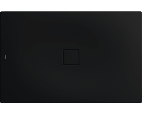 Extraflache Rechteck-Duschwanne Kaldewei Conoflat 90x170x3,2 cm schwarz matt mit Antirutschbeschichtung