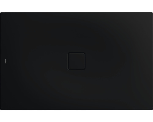 Extraflache Rechteck-Duschwanne Kaldewei Conoflat 90x140x3,2 cm schwarz matt mit Antirutschbeschichtung