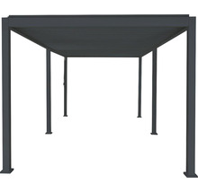 Pergola mit Lamellendach zur Beschattung im Garten