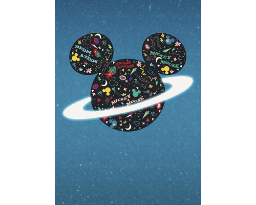 Fototapete Vlies IADX4-026 Into Adventure Disney Planet Mickey 4-tlg. 200 x 280 cm Mickey Mouse Planet mit Ring