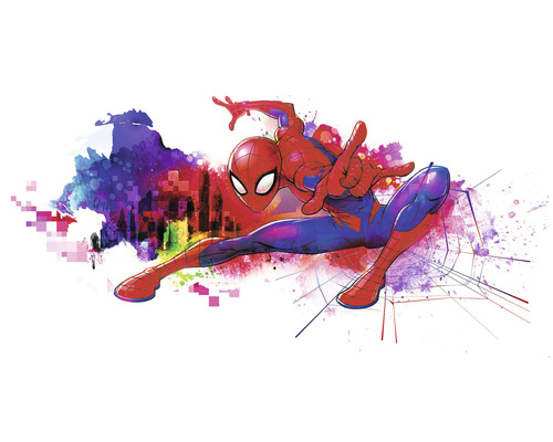 Fototapete Vlies IADX6-082 Into Adventure Spider-Man Graffiti Art 6-tlg. 300 x 150 cm