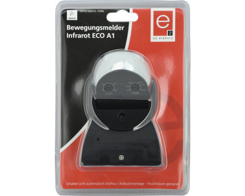 Infrarot Bewegungsmelder ECO A1 in Verpackung