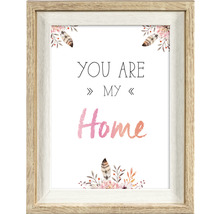 Gerahmtes Bild mit der Aufschrift Du bist mein Zuhause