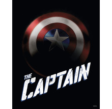 Captain America Schild mit dem Schriftzug The Captain