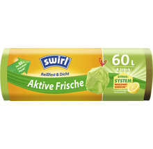 Swirl Müllbeutel mit Zitrusduft, 60 Liter, 8 Stück