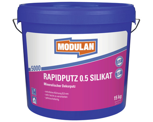 MODULAN 5000 Rapidputz 0.5 Silikat weiß 15 kg MODULAN 5000 Rapidputz 0.5 Silikat weiß 15 kg