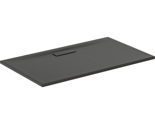 Extraflache Rechteck-Duschwanne Ideal Standard Ultra Flat New 120x70x2,5 cm schwarz matt