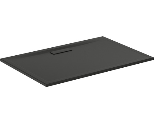 Extraflache Rechteck-Duschwanne Ideal Standard Ultra Flat New 120x80x2,5 cm schwarz matt