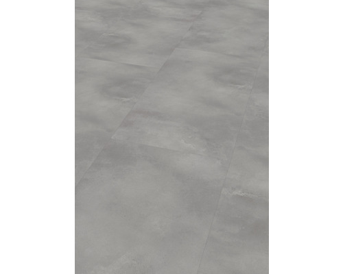 Graue Vinylbodenplatten mit Steinoptik