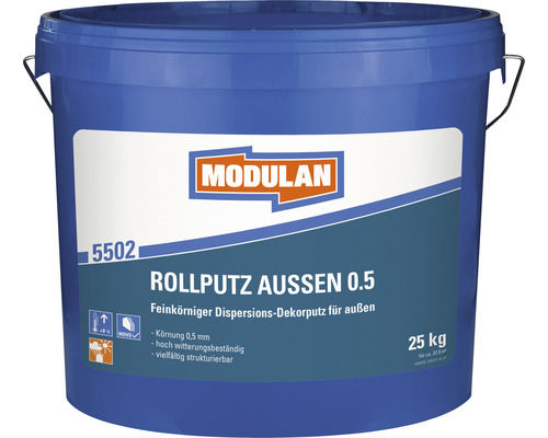 MODULAN 5502 Rollputz Außen 0,5 mm weiß 25 kg