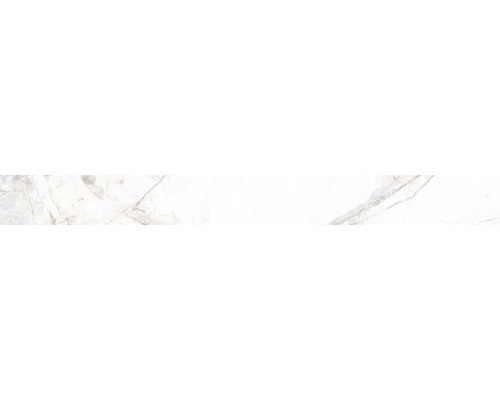 Feinsteinzeug Sockelfliese Visage 7,0x60,0 cm weiß