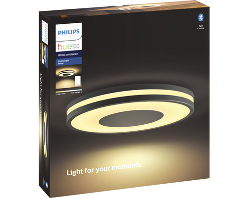 Verpackung einer Philips Hue White Ambiance Deckenleuchte