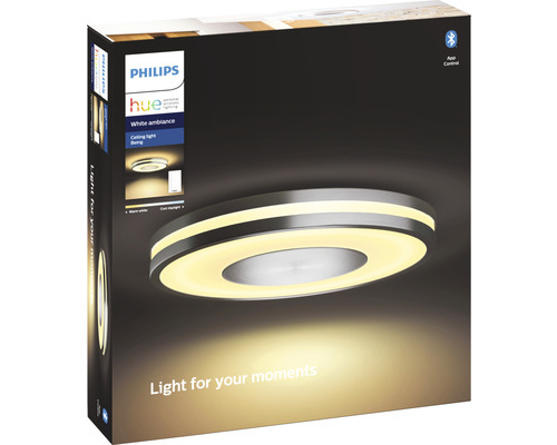 Verpackung der Philips Hue White Ambiance Being Deckenleuchte