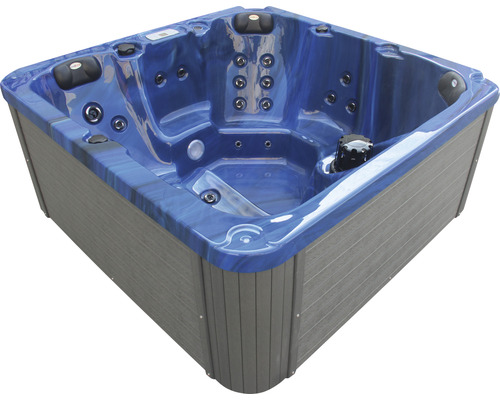 Aufstellbarer Whirlpool Sanotechnik Palma blue 190x190x86 cm