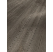 Nahaufnahme von Laminatboden mit Holzstruktur