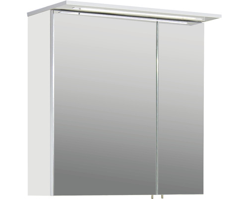Spiegelschrank Möbelpartner Profil 2-türig 60x15,8x75 cm weiß