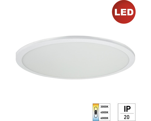 LED Einbau-Panel e2 Pan Round 600 40 W IP20 weiß