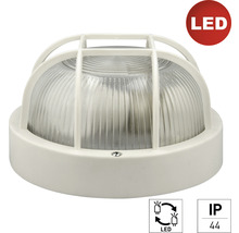 LED-Wandleuchte mit Schutzgitter und der Schutzart IP44