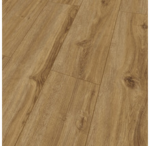 Nahaufnahme von Laminatboden mit Holzoptik