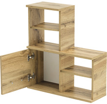Wandregal Möbelpartner Nora 600 64,8x59,8x20,5 cm eiche landhaus