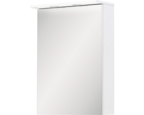 LED-Spiegelschrank Möbelpartner Spot 1-türig 50,4x23,7x72,3 cm weiß