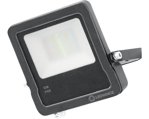 LED Strahler/Spot/Fluter Ledvance FLOOD 10 W RGBW 1-flammig IP 65 grau
