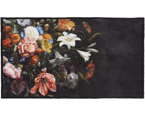 Fußmatte mit Blumenstillleben-Motiv