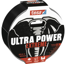 Tesa Ultra Power Extreme Klebeband, 25 Meter mal 50 Millimeter, wetterfest und temperaturbeständig