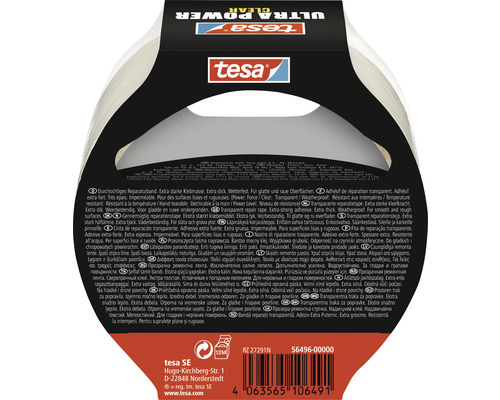 Tesa Ultra Power Clear Reparatur Klebeband