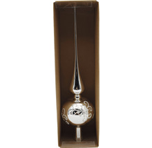 Baumspitze mit Ornamenten im Karton