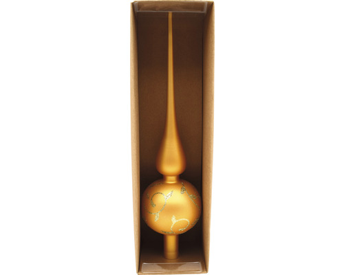 Christbaumspitze mit Ornamenten in einer Verpackung