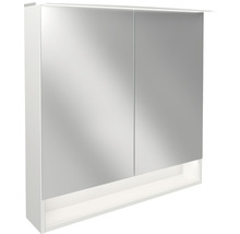 Spiegelschrank mit zwei Türen und Beleuchtung