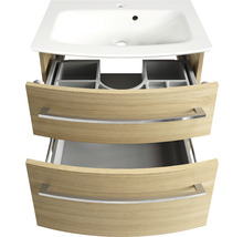 Waschtischunterschrank mit zwei offenen Schubladen