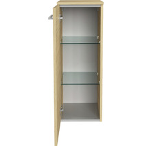 Offener Badschrank mit zwei Glasablagen