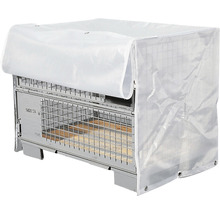 Drahtgitterbox mit transparenter Schutzplane