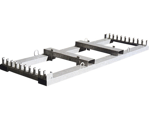 Lager- und Transporttraverse für 20 Schrankenzäune Stahl verzinkt 2000 mm