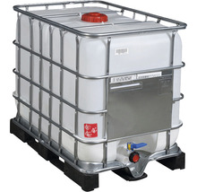 IBC Container mit Gitterbox und Kunststoffpalette