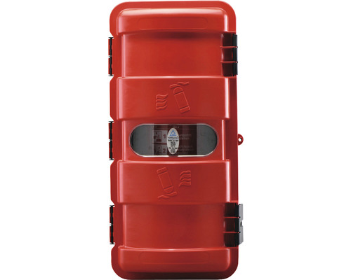 Feuerlöscherkasten aus Kunststoff mit Sichtfenster