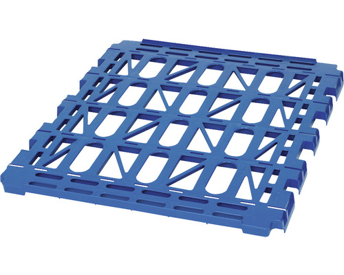 Etagenboden für Logistik-Box 3-Seitige Version Kunststoff blau