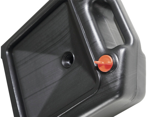 Ölauffangwanne mit Ablassschraube und Tragegriff