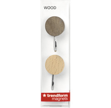 Magnethaken WOOD HOOK 2er Set