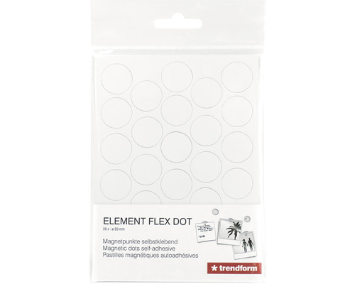 Packung selbstklebende Magnetpunkte, 28 Stück