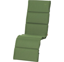 Grüne Sitzkissenliege für den Außenbereich