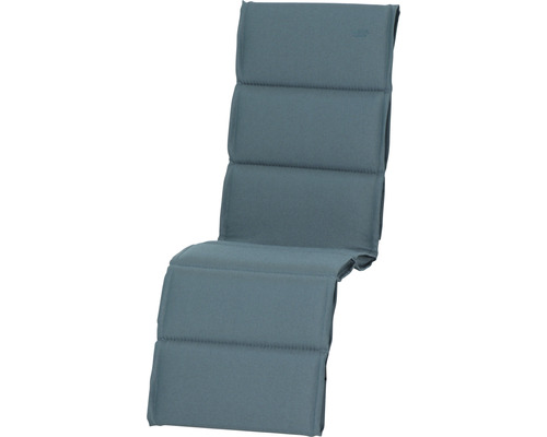 Relaxauflage Stella petrol Auflage für Gartenliegen mit gestepptem Bezug