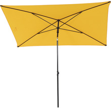 Rechteckiger Sonnenschirm mit Mittelstock