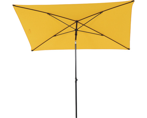 Rechteckiger Sonnenschirm mit Mittelstock