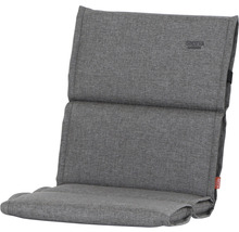 Graues Sitzkissen für Gartenmöbel
