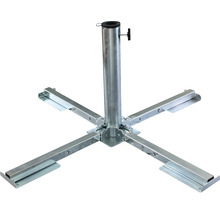 Metall-Sonnenschirmständer mit vierbeiniger Basis